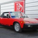 1975 Porsche 914 1.8 Targa, Guards Red on black