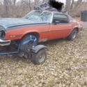 1975 RS Camaro roller/ no motor or trans solid floor pan