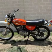 1975 Suzuki TS185 4422 Miles Orange 5-Speed
