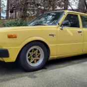 1975 Toyota Corolla 1.6 Wagon Yellow