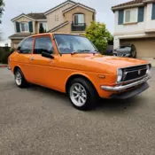 1975 Toyota Publica Coupe Orange RWD Manual