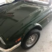 1975 Triumph Spitfire 1500 Convertible Green classic