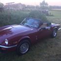 1975 triumph spitfire burgandy