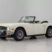 1975 Triumph TR6  20679 Miles White Roadster 2.5 Liter 4-Spd