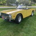 1975 Triumph TR6 Convertible Yellow RWD Manual
