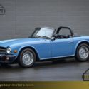 1975 Triumph TR6  French Blue Convertible 2.5L 6-Cylinder 81338 Miles