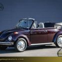 1975 Volkswagen Beetle Convertible Maroon Convertible 1585cc 4 Cylinder 62248 Mi