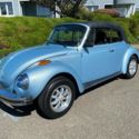 1975 VOLKSWAGON BEETLE CONVERTIBLE F.I. 1.6 LITRE  4/SP RESTORED