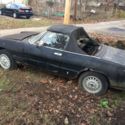 1976 Alfa Romeo Spider Convertible Black RWD Manual