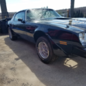 1976 Black Trans am 455 4-speed Red interior