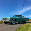 1976 Cadillac Coupe DeVille Hardtop, White Leather, 500 cu in, Low Miles, MAINE