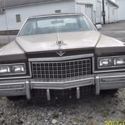 1976 CADILLAC COUPE DEVILLE...RUNNING...PARTS OR PROJECT CAR