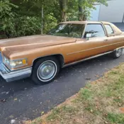 1976 Cadillac DeVille Coupe Coupe Brown Runs good