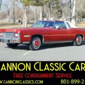 ***1976 Cadillac Eldorado 8.1 L V8 3 speed   Red***