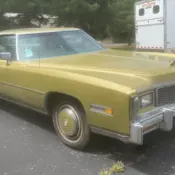 1976 Cadillac Eldorado Coupe Yellow