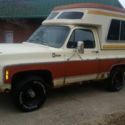 1976 Chevrolet Blazer CHALET 4x4 4WD Camper RV       NO RESERVE!!