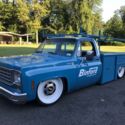 1976 chevrolet c10 c30 custom gsi bagged air ride reading utility box truck