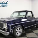 1976 Chevrolet C10 Silverado 35482 Miles Dark Blue Metallic Pickup Truck 454 V8