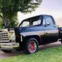 1976 Chevrolet C10/K10 Pickup Black RWD Automatic Cheyenne