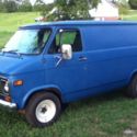 1976 CHEVROLET CHEVY SHORT WHEEL BASE VAN SOUTHERN VAN NO RESERVE
