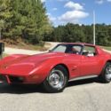 1976 Chevrolet Corvette, 350Ci, 4 Spd, Fact A/C,  Red, White Leather, T-Tops