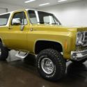 1976 Chevrolet K-5 Blazer  36337 Miles Mustard Yellow Pickup Truck 350ci V8 700