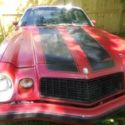 ****1976 CHEVY CAMARO - RED/RALLY STRIPES - Z/28?? - GOOD SHAPE****
