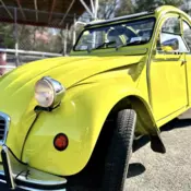 1976 Citroen 2CV Jaune Cedrat - Rare 4 Windows Model