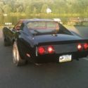 1976 corvette stingray  4 speed manual transmission black firethorn red interior
