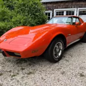 1976 Corvette Stingray Restored Flame Orange 400hp Edelbrock Performer package