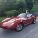 1976 Corvette T Top RED, TAN LEATHER, Chevy Corvette L82 4 speed, 35,512 miles!!