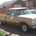 1976 Dodge D100 Flat Face Cowl Club Cab with Sweptline Box