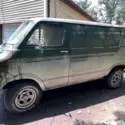 1976 Dodge Van Black RWD Automatic B200 Tradesman