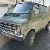 1976 Dodge Van Green B200 Street Van