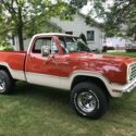 1976 Dodge W100 Short Box 4X4 Power Wagon