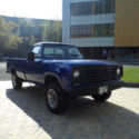 1976 Dodge W200 D200 Custom Cab & Chassis 2-Door 5.2L 318 cubic inch blue auto
