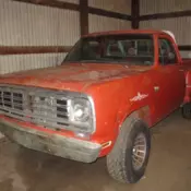 1976 Dodge Warlock 4X4 Possibly the 1st Warlock - Build date 06/76