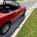 1976 Fiat 124 Spider 1800 Convertible Red RWD Manual