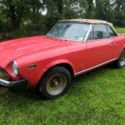 1976 Fiat Spider 124 1800 CONVERTIBLE  RUNS FOR RESTORE - RUNS WELL - SOLID CAR