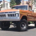 1976 FORD F-100 CUSTOM 4X4 MANUAL - LIFTED - SHORT BED - F100 - RANGER - F 100