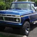 1976 Ford F250 4x4 HighBoy Original Blue Paint 4 Speed 351M Runs Perfect NICE!!!