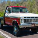 1976 Ford F250 4x4 Pickup, New Flatbed