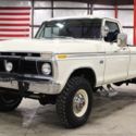 1976 Ford F250  88051 Miles Wimbledon White Pickup Truck 428ci V8 4 Speed Manual