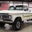 1976 Ford F250 Bicentennial 9652 Miles Wimbledon White Pickup Truck 390 V8 Manua