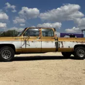 1976 GMC Sierra Yellow 3+3 Camper Special