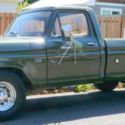 1976 Green metallic Ford F250, 2WD,  Automatic 460 engine 162,000 miles
