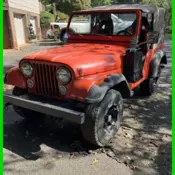 1976 Jeep CJ-5 Manual 4WD SUV Removable Canvas Top/Doors