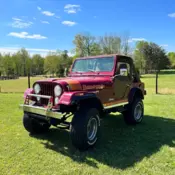 1976 Jeep CJ 5 SUV Red renegade