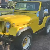 1976 Jeep CJ-5 Yellow 4WD Automatic