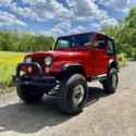 1976 Jeep CJ-7 SUV Red 4WD Automatic